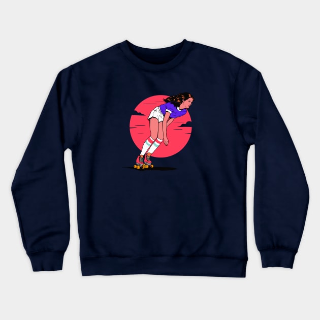 Moon Runner Crewneck Sweatshirt by Dandy18